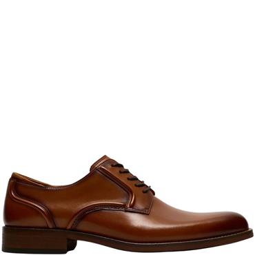 CLARKS  MENS  SHOE - TAN LEATHER
